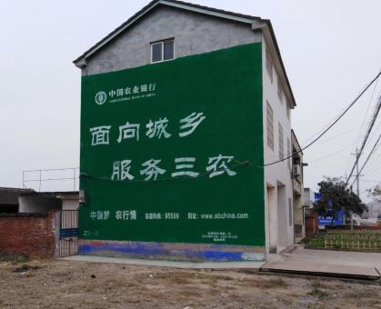 天全为什么制作墙体广告