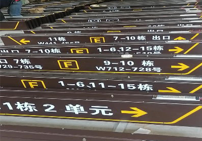 天全广告标识中，常见的几种安装方式。